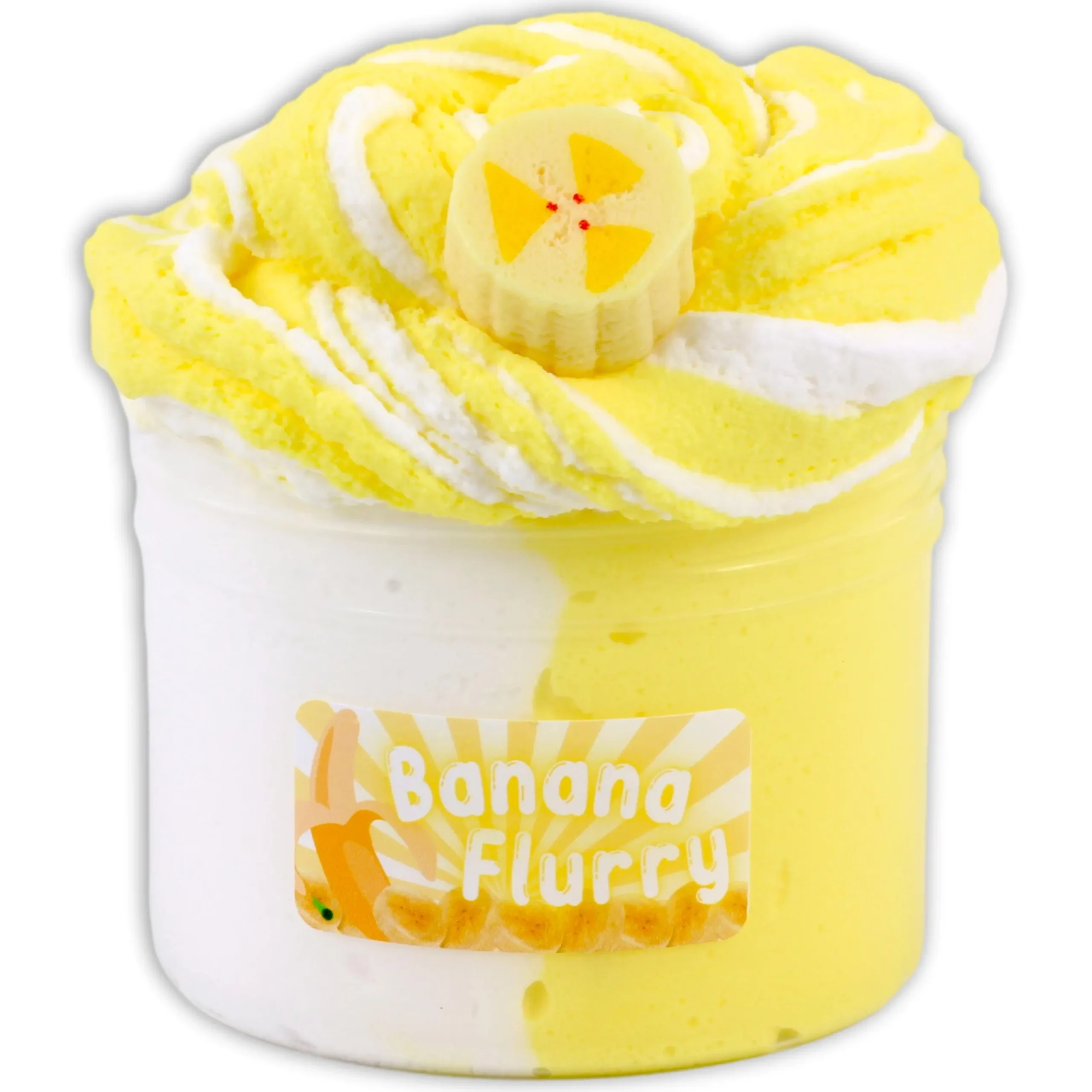 Unique Textured Slime>Dope Slime Banana Flurry