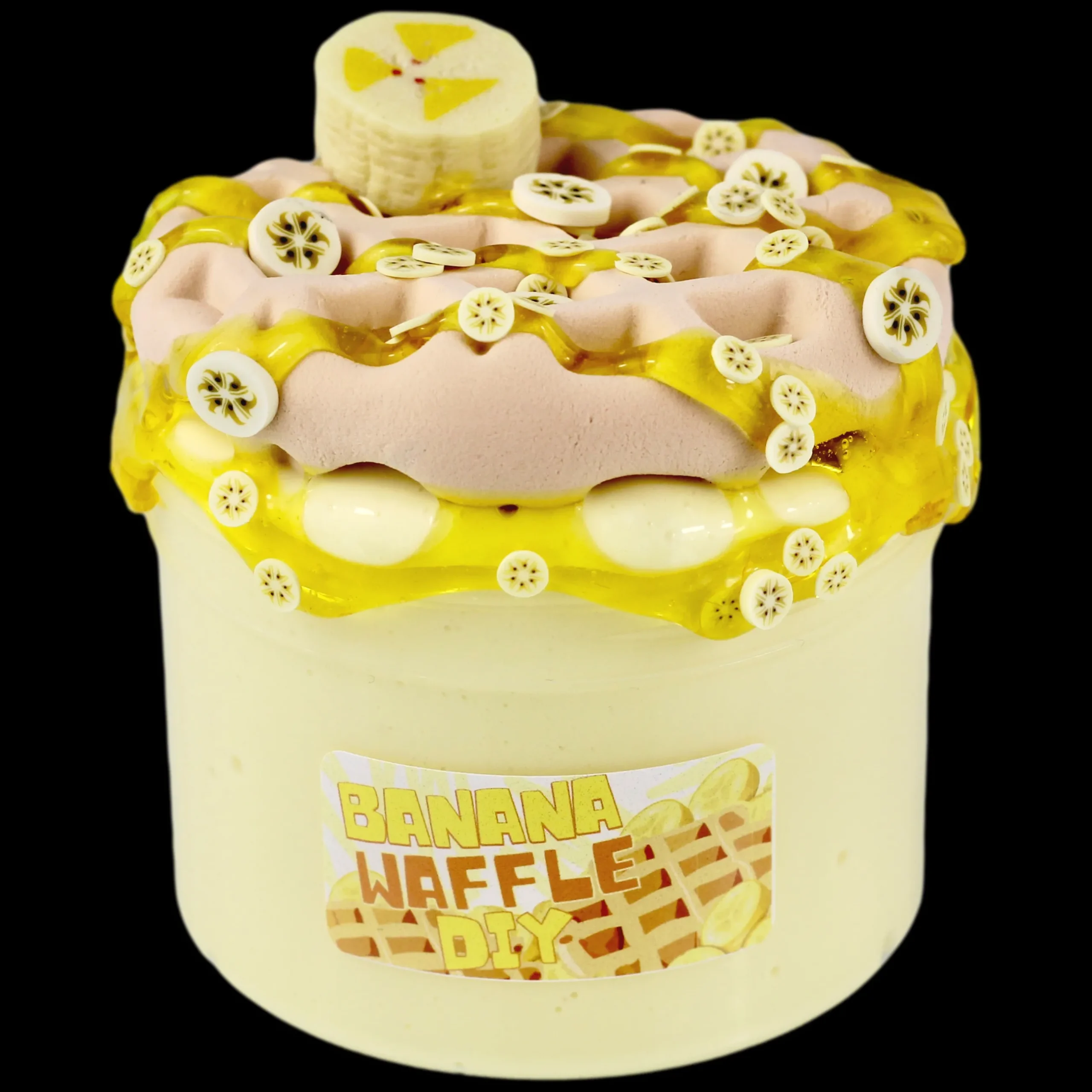 Premade Slime Kits>Dope Slime Banana Waffle DIY