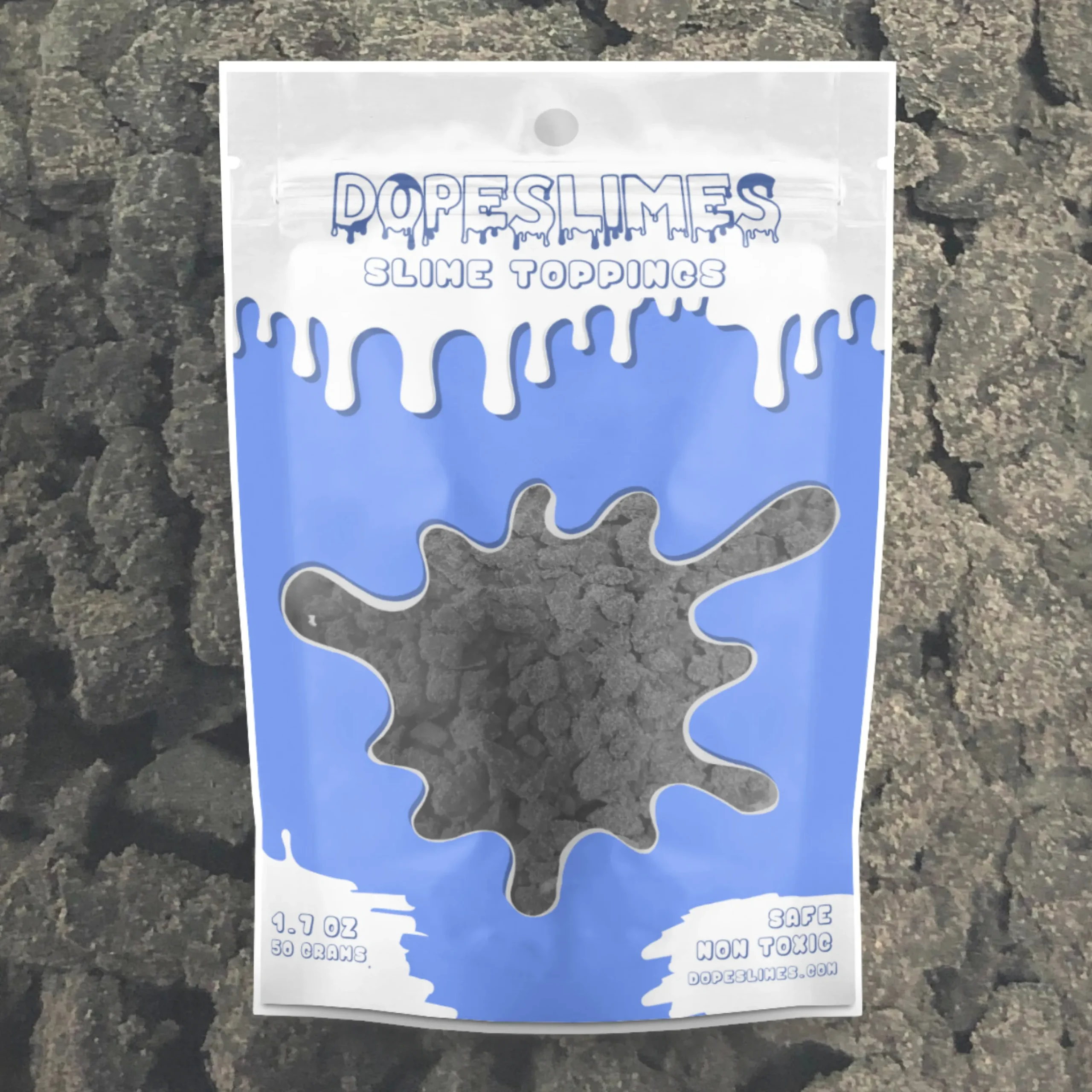Slime Sprinkles|Other Slime Supplies>Dope Slime Black Clay Chunk Sprinkles