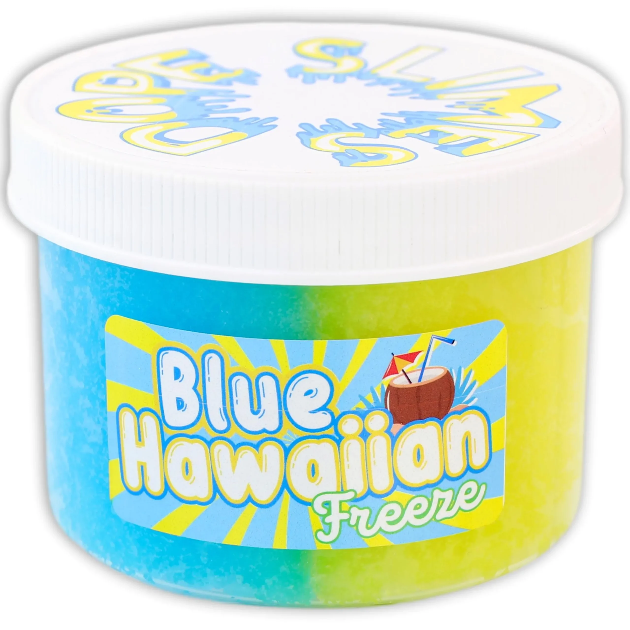 Icee Slime|Unique Textured Slime>Dope Slime Blue Hawaiian Freeze