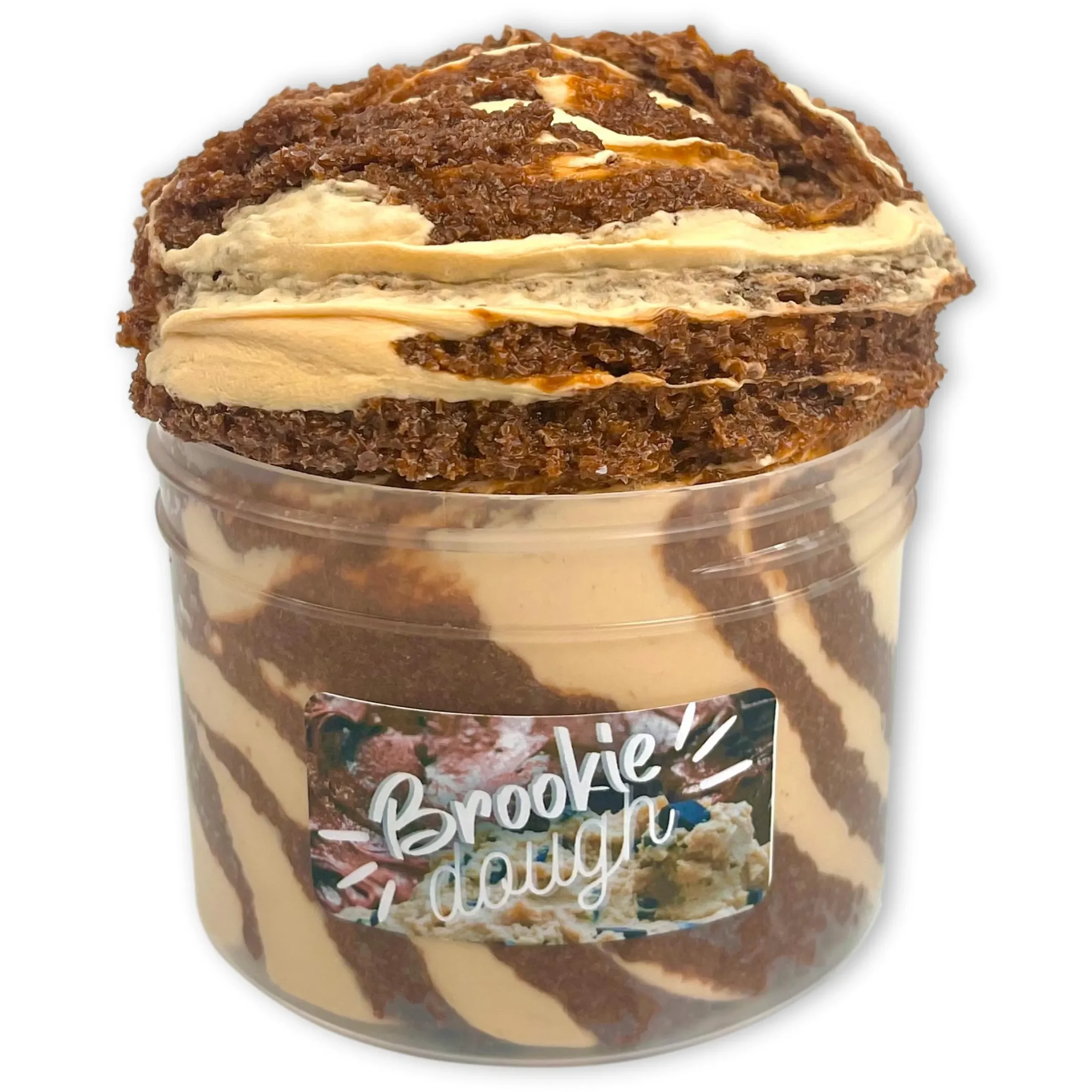 Ice-Cream Slimes|Unique Textured Slime>Dope Slime Brookie Dough