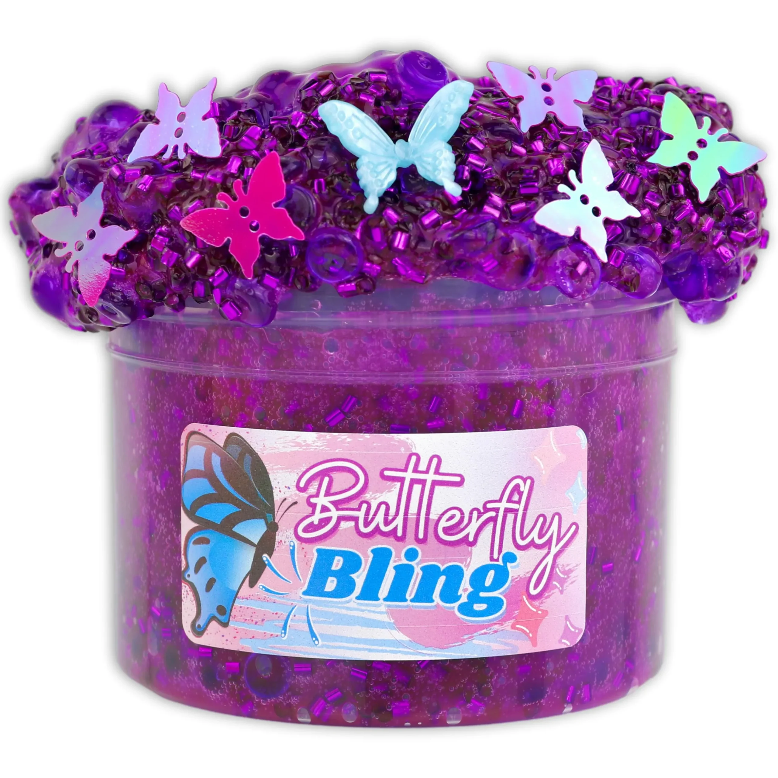 Beaded Slime|Bingsu Slime>Dope Slime Butterfly Bling