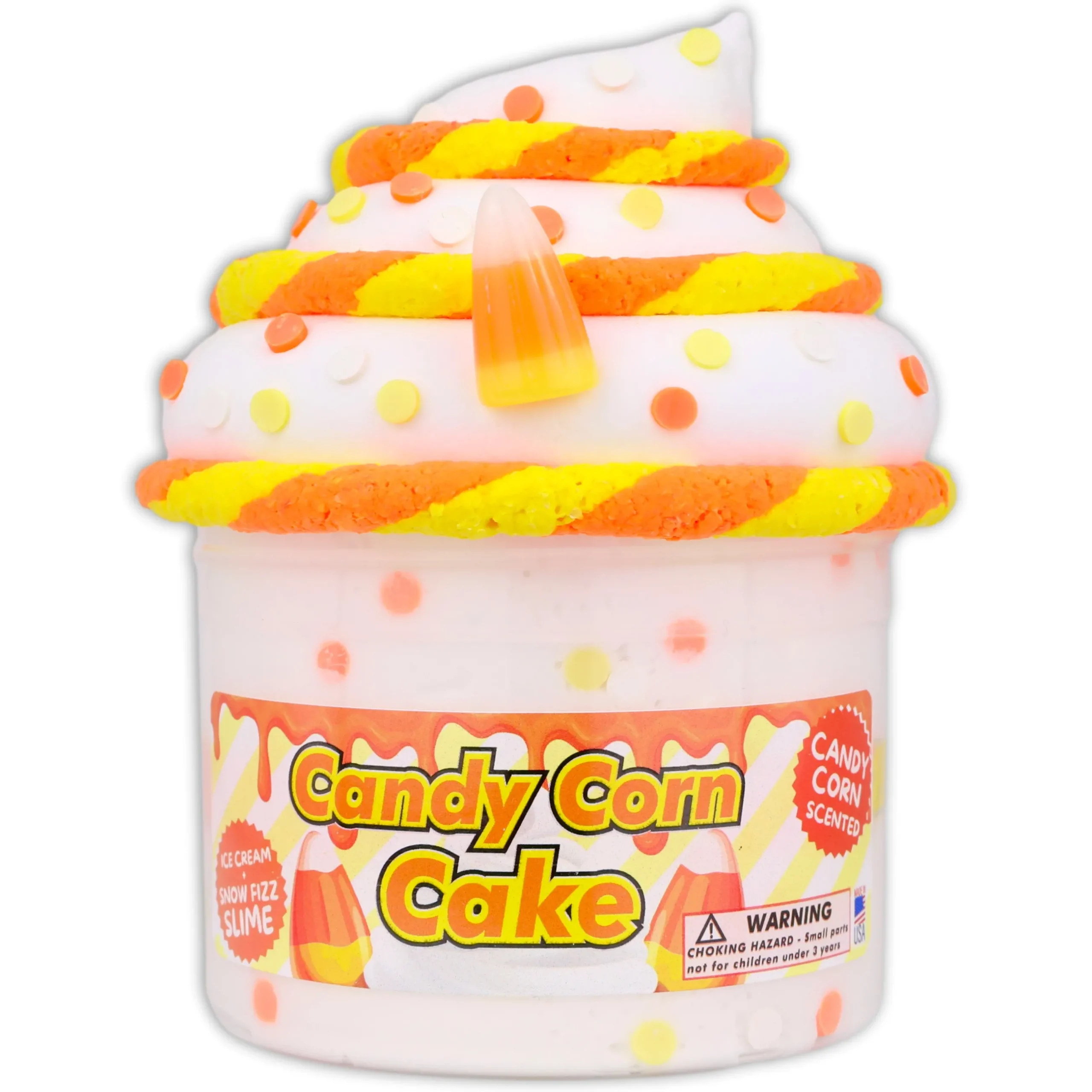 Ice-Cream Slimes|Unique Textured Slime>Dope Slime Candy Corn Cake