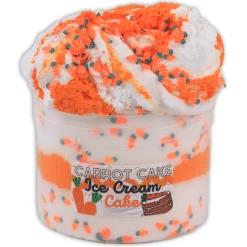 Ice-Cream Slimes|Unique Textured Slime>Dope Slime Carrot Cake Ice-Cream Cake