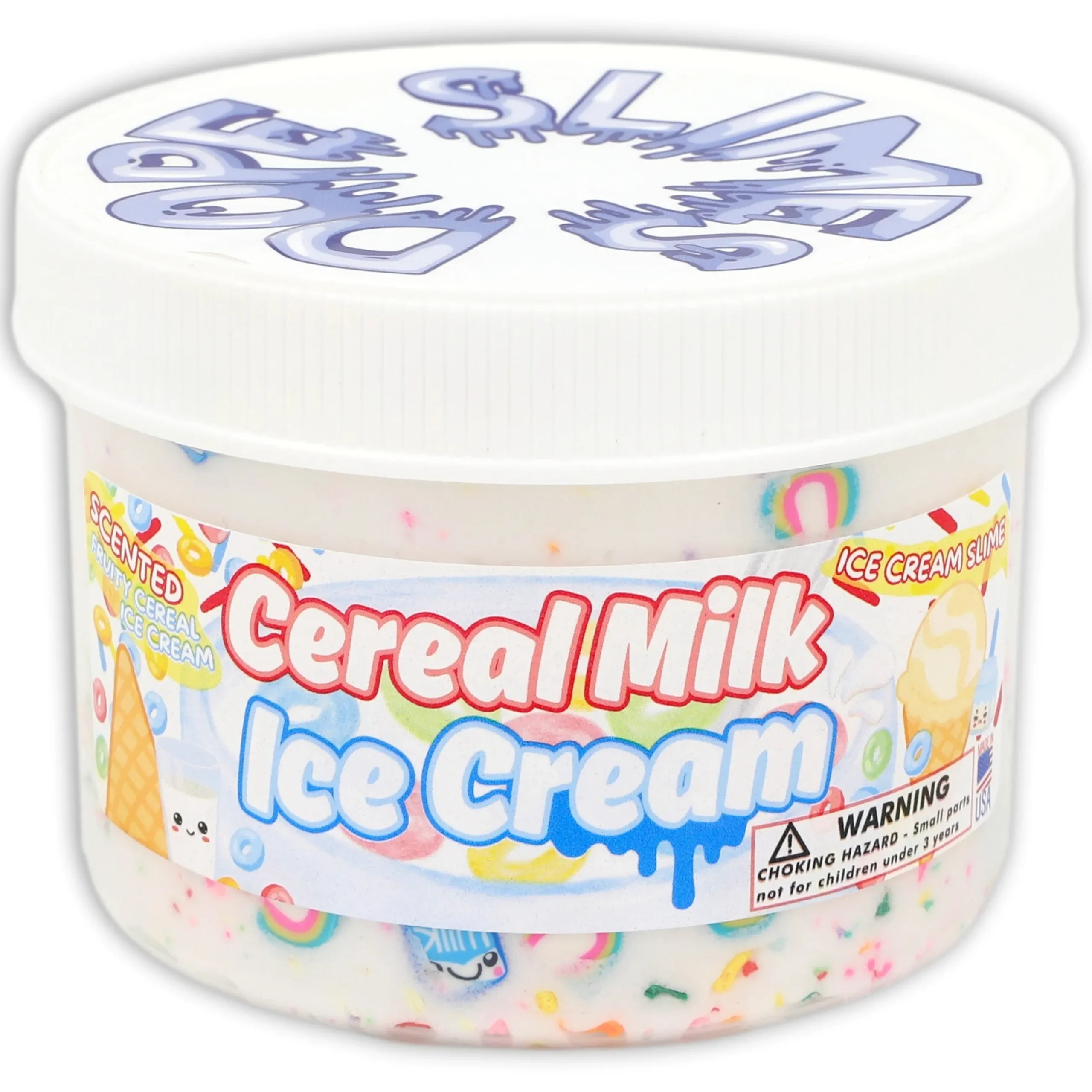 Ice-Cream Slimes|Unique Textured Slime>Dope Slime Cereal Milk Ice Cream