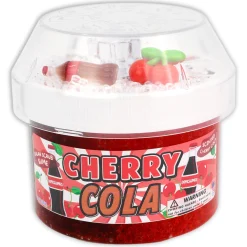 Clear Base Slime|Beaded Slime>Dope Slime Cherry Cola