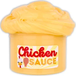 Clear Base Slime|Unique Textured Slime>Dope Slime Chicken Sauce