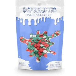 Slime Fimo Slices>Dope Slime Christmas Circle Fimo Mix