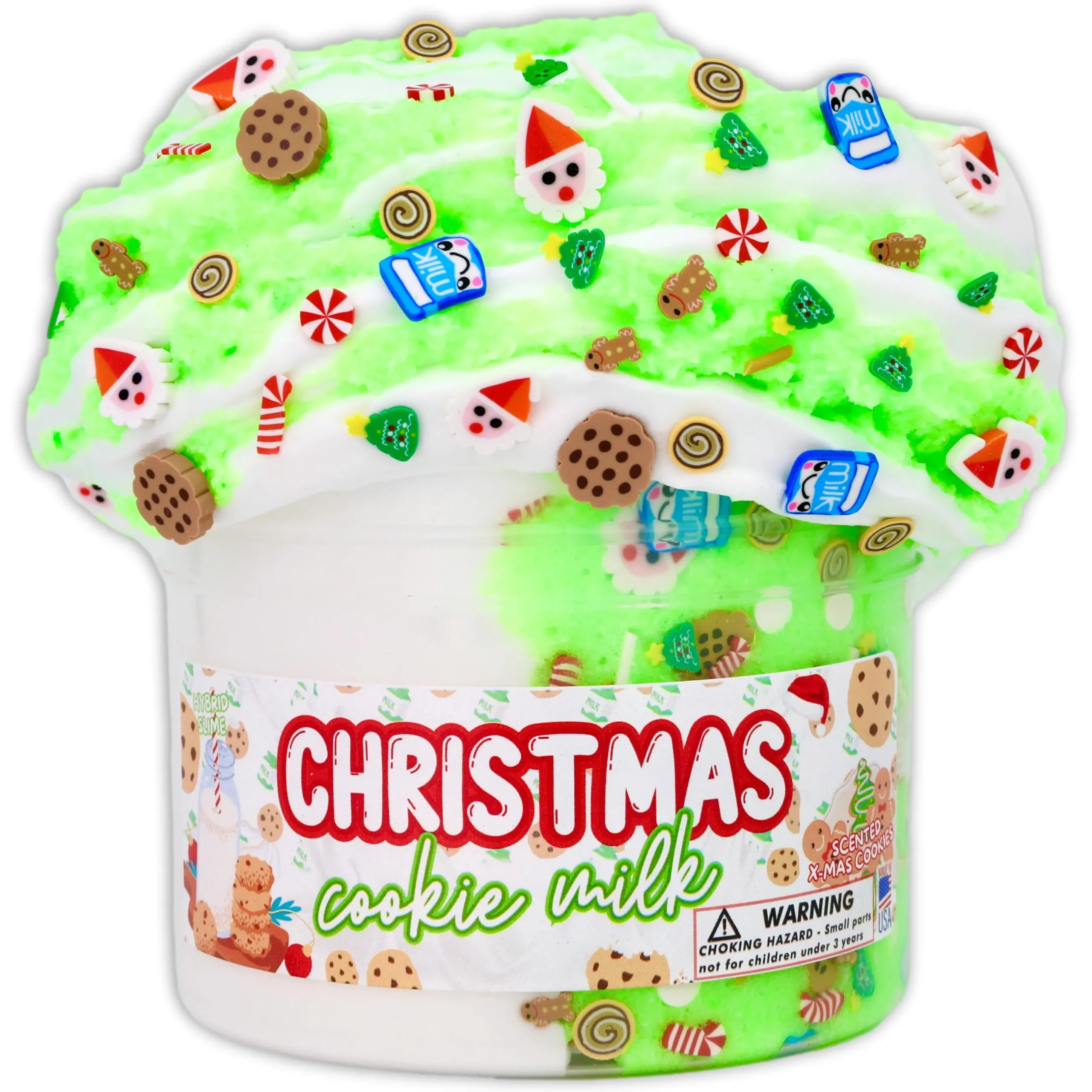 Butter Slime|Christmas Slimes>Dope Slime Christmas Cookie Milk