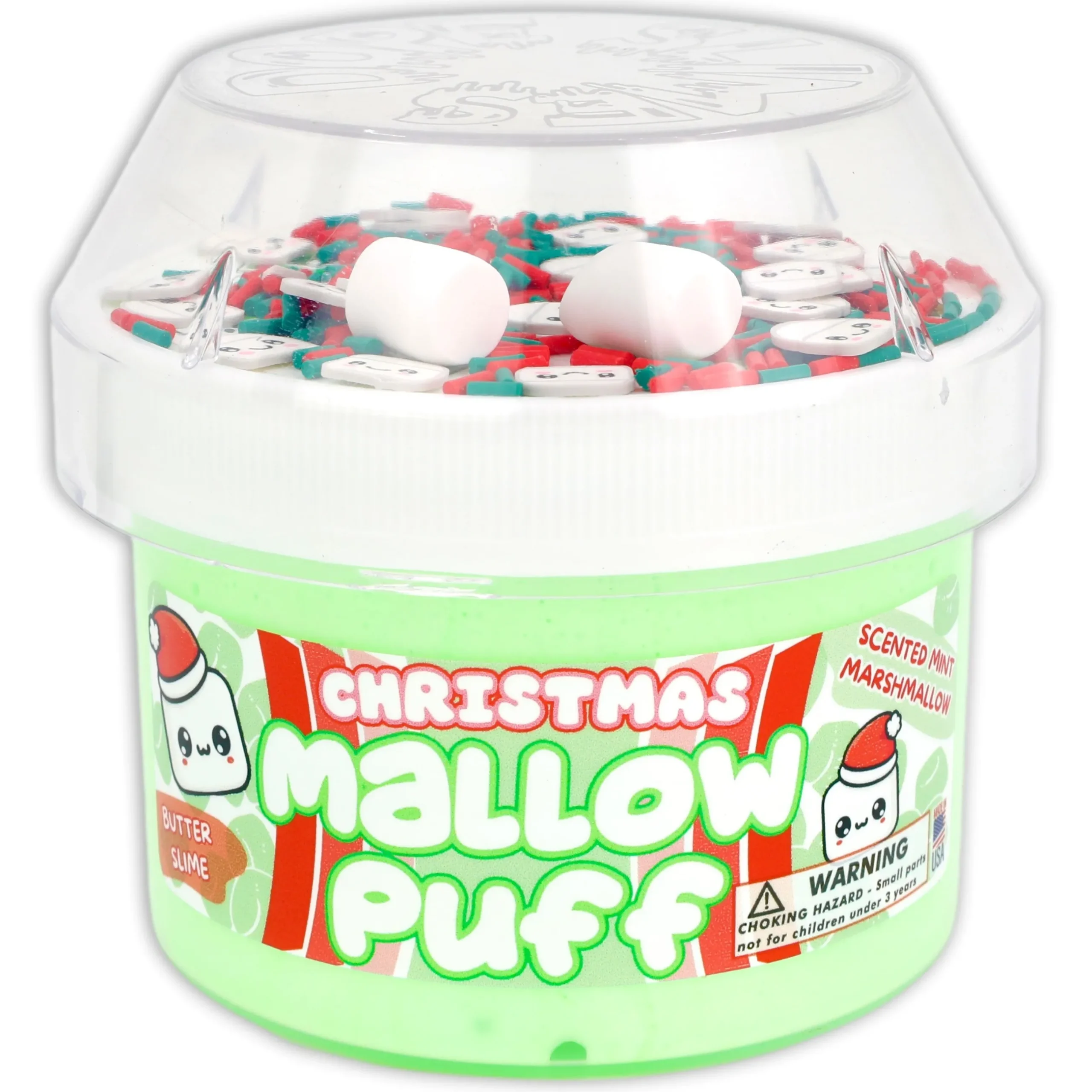 Butter Slime|Christmas Slimes>Dope Slime Christmas Mallow Puff