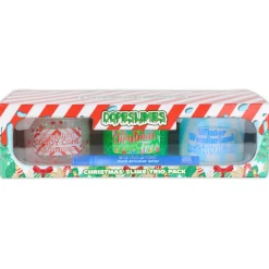 Clear Base Slime|Butter Slime>Dope Slime Christmas Trio Slime Pack