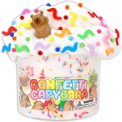 Ice-Cream Slimes|Unique Textured Slime>Dope Slime Confetti Capybara