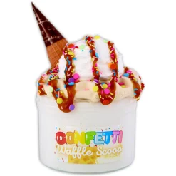 Butter Slime|Thick & Glossy Slime>Dope Slime Confetti Waffle Scoop