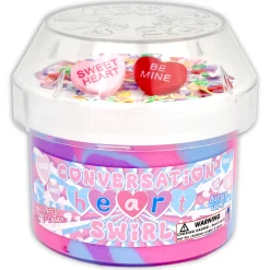 Butter Slime>Dope Slime Conversation Heart Swirl