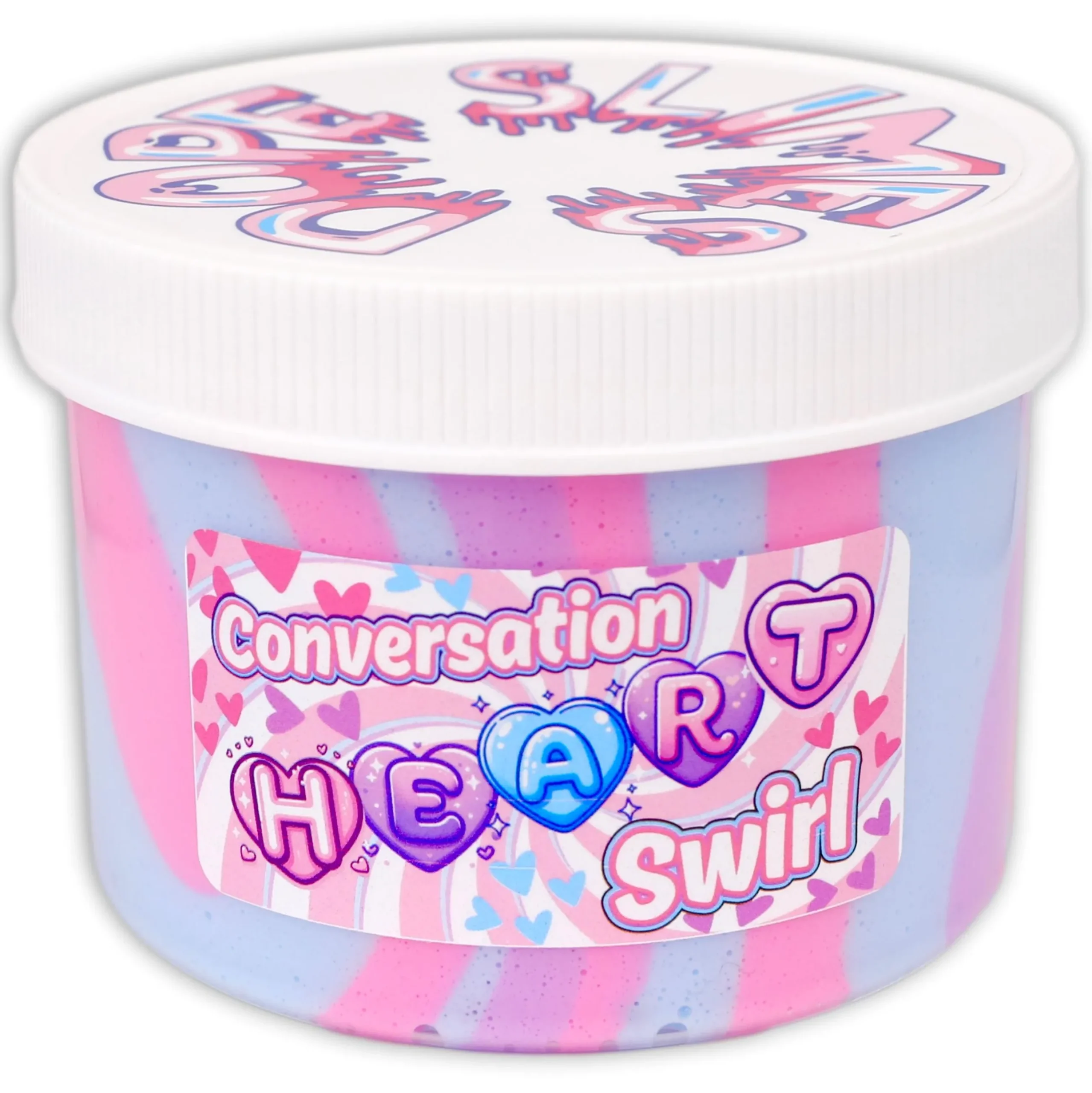 Butter Slime>Dope Slime Conversation Heart Swirl