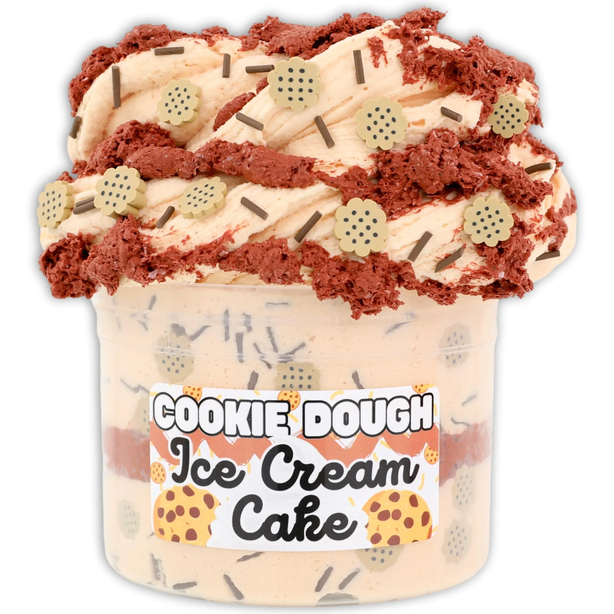 Unique Textured Slime>Dope Slime Cookie Dough Ice-Cream Cake