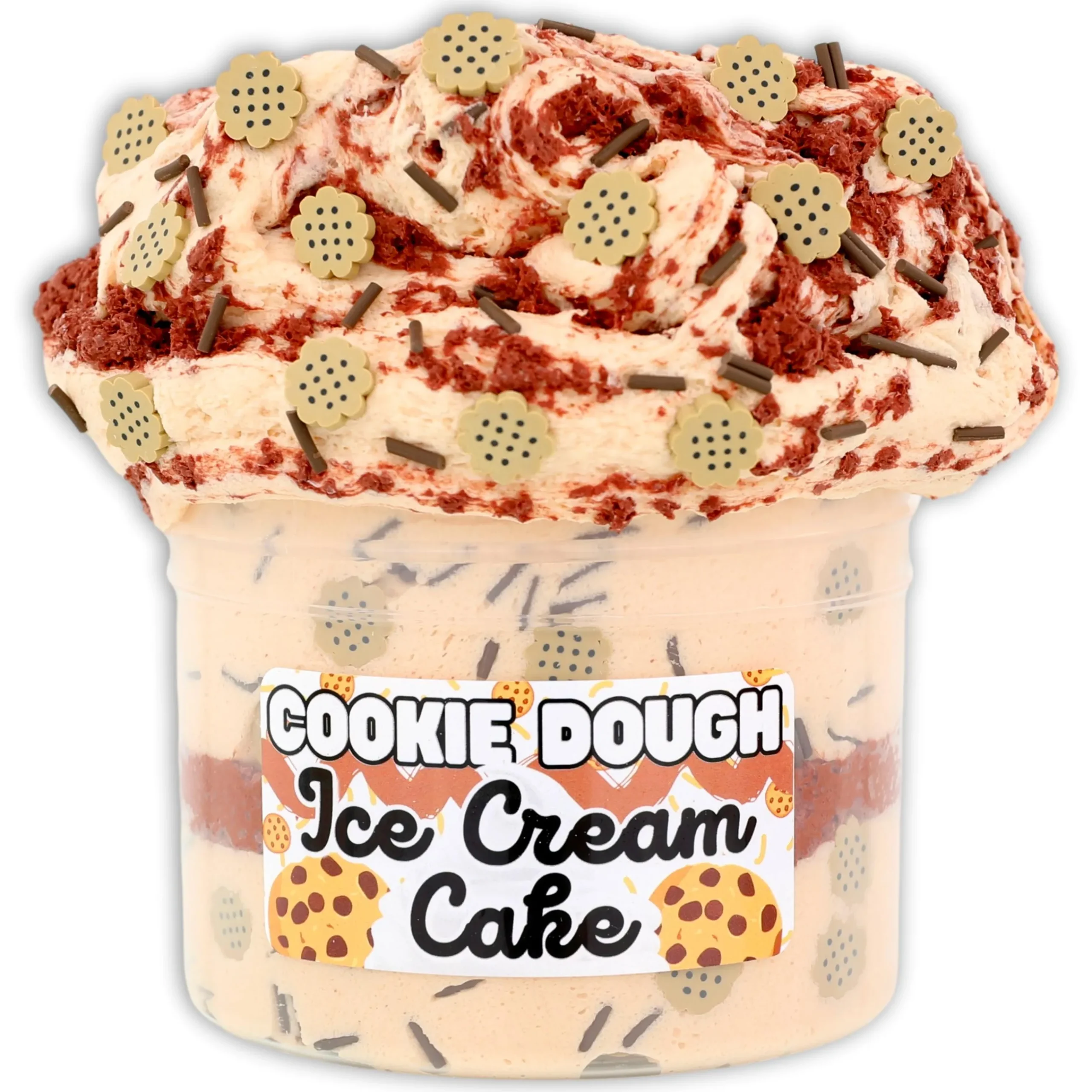 Unique Textured Slime>Dope Slime Cookie Dough Ice-Cream Cake