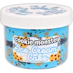 Ice-Cream Slimes|Unique Textured Slime>Dope Slime Cookie Monster Ice-Cream Cake