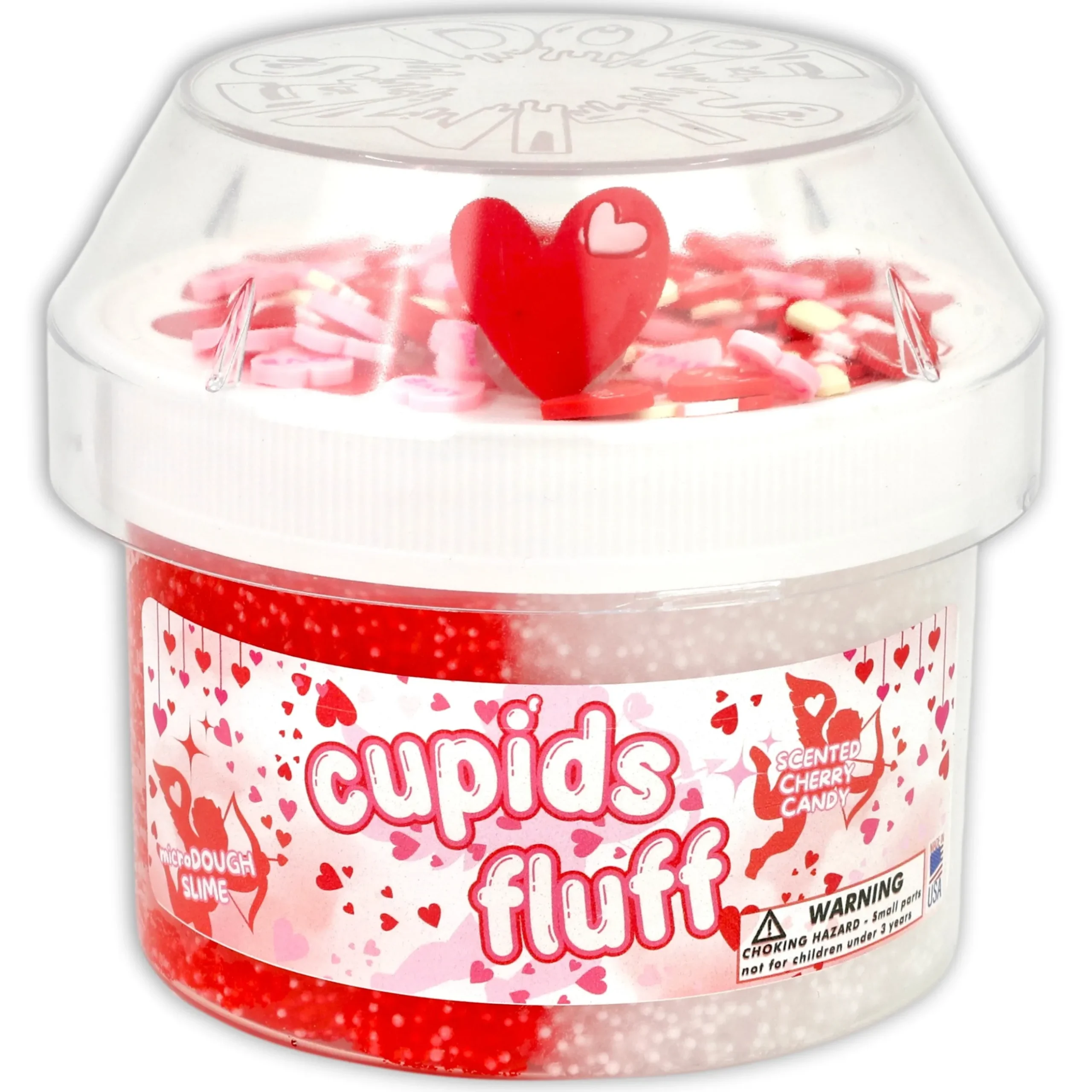 Unique Textured Slime>Dope Slime Cupids Fluff microDOUGH