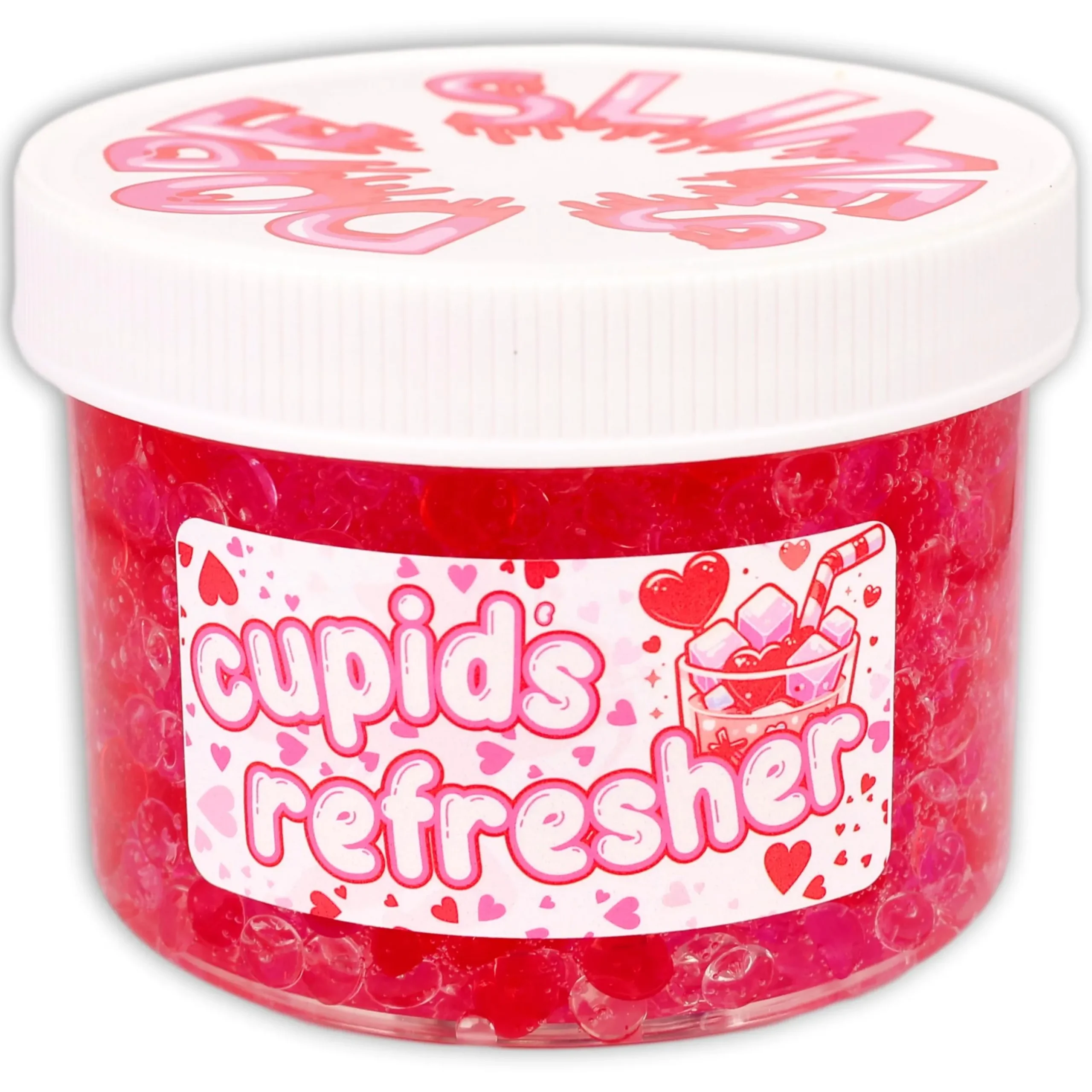 Clear Base Slime|Beaded Slime>Dope Slime Cupid's Refresher