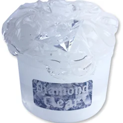 Clear Base Slime>Dope Slime Diamond Clear Slime