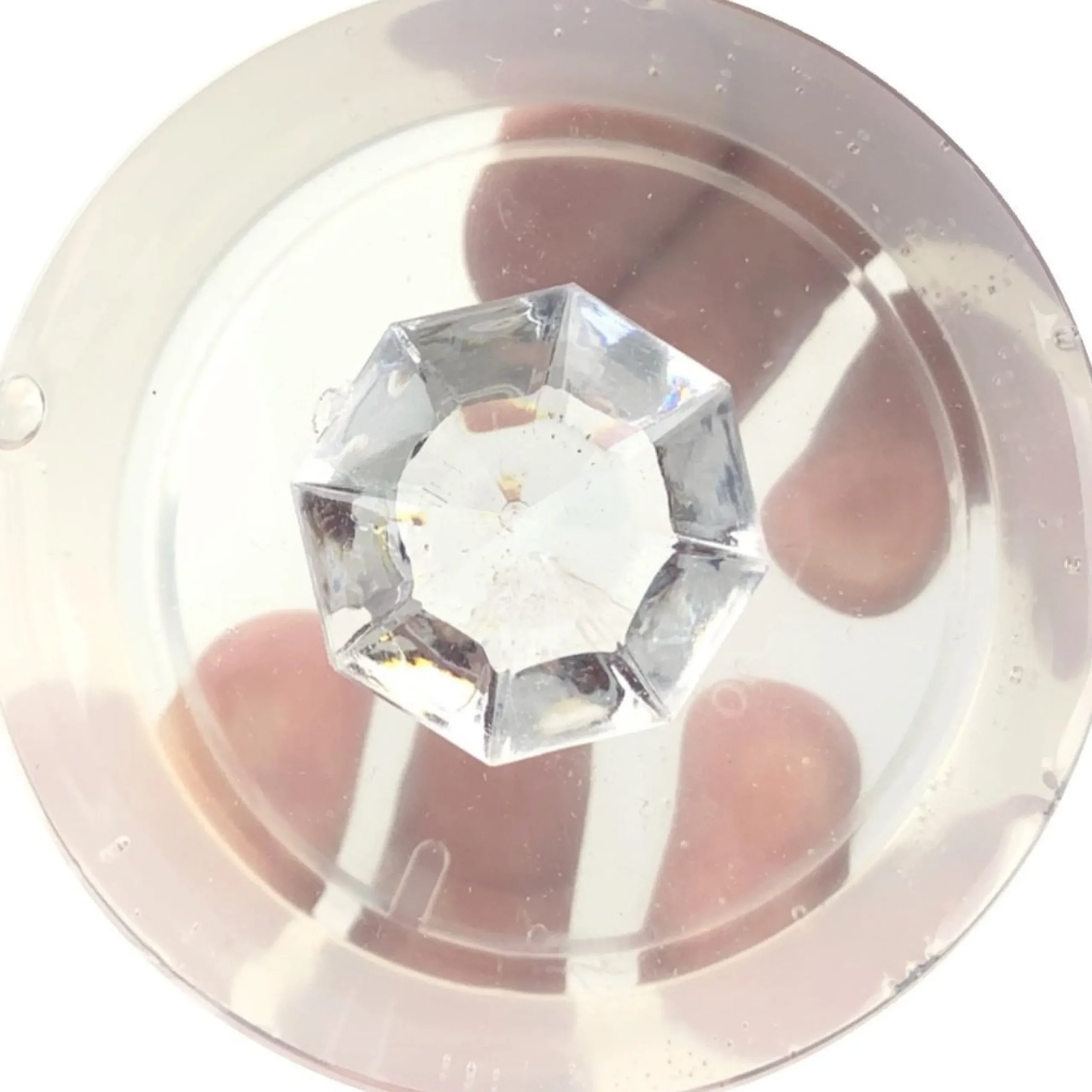 Clear Base Slime>Dope Slime Diamond Clear Slime