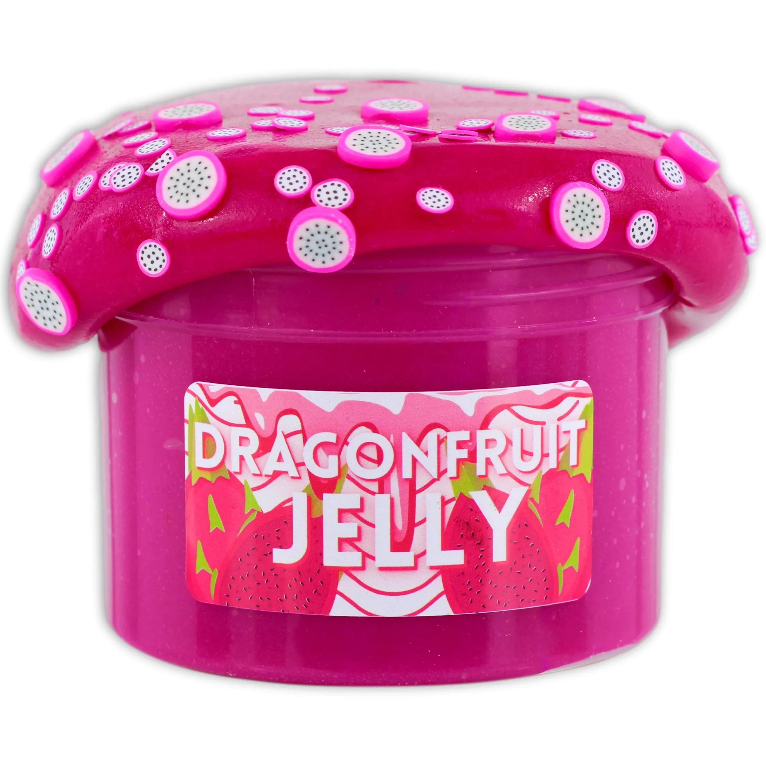 Clear Base Slime|Unique Textured Slime>Dope Slime Dragonfruit Jelly