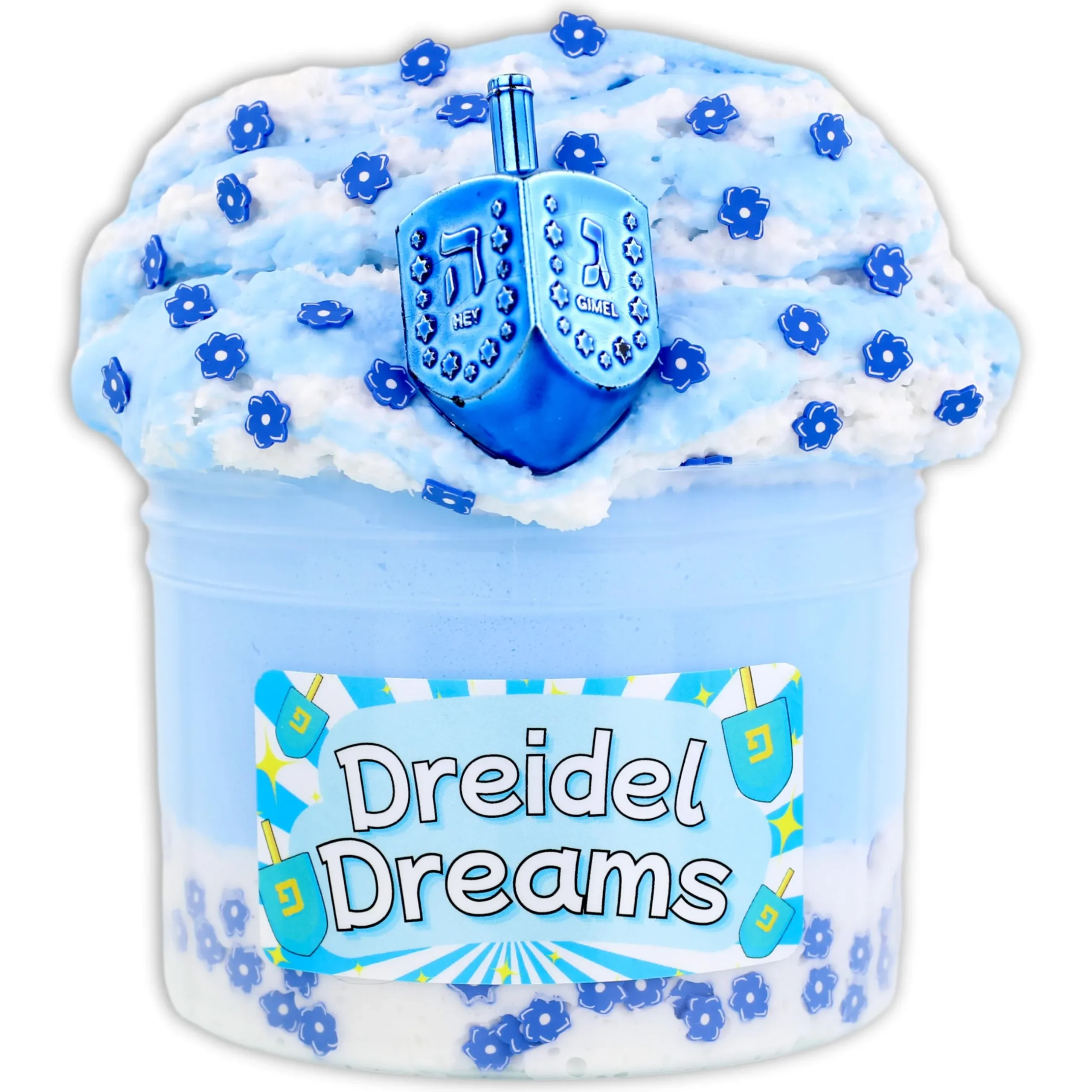 Butter Slime|Clear Base Slime>Dope Slime Dreidel Dreams