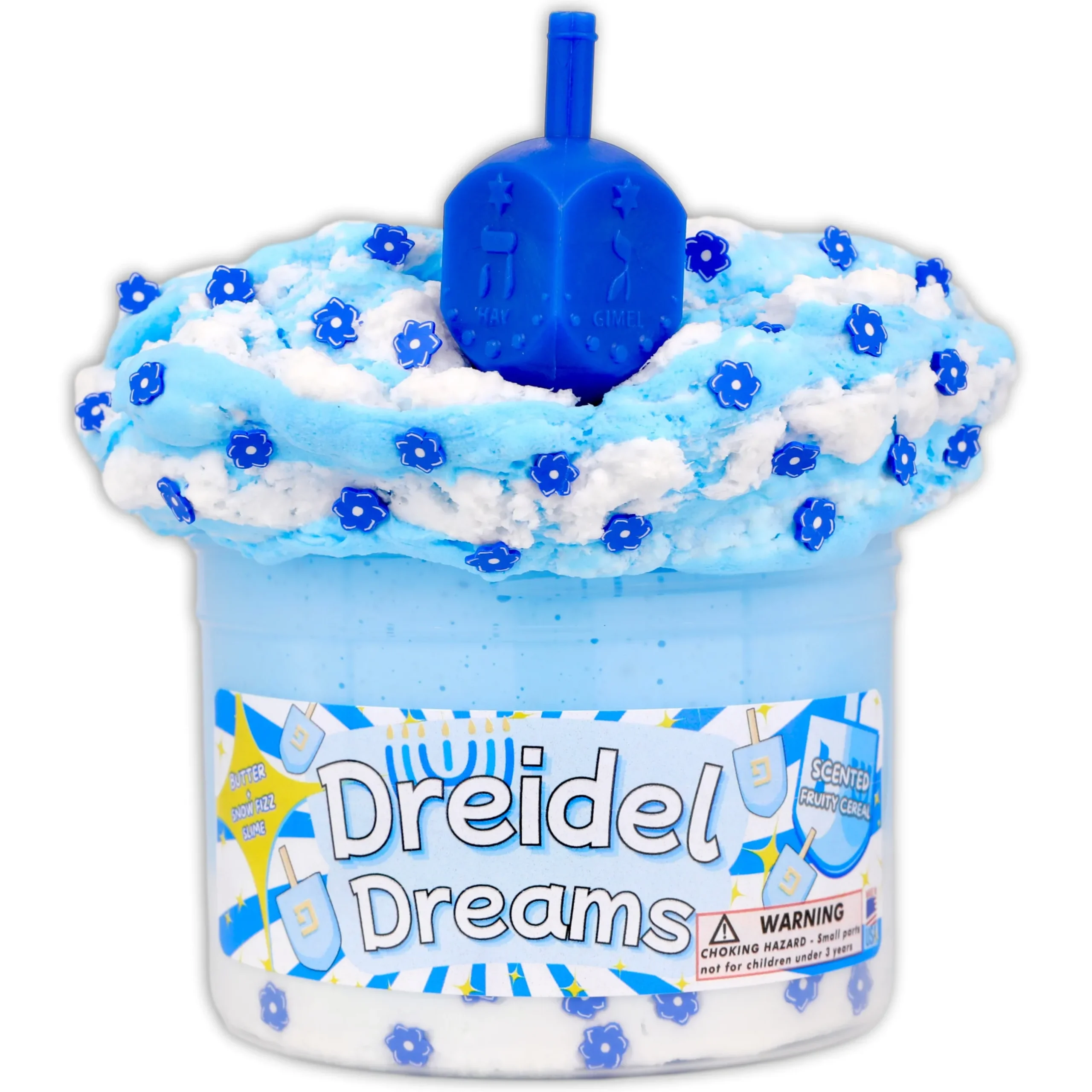 Butter Slime|Clear Base Slime>Dope Slime Dreidel Dreams
