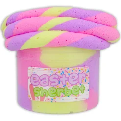 Ice-Cream Slimes|Unique Textured Slime>Dope Slime Easter Sherbet