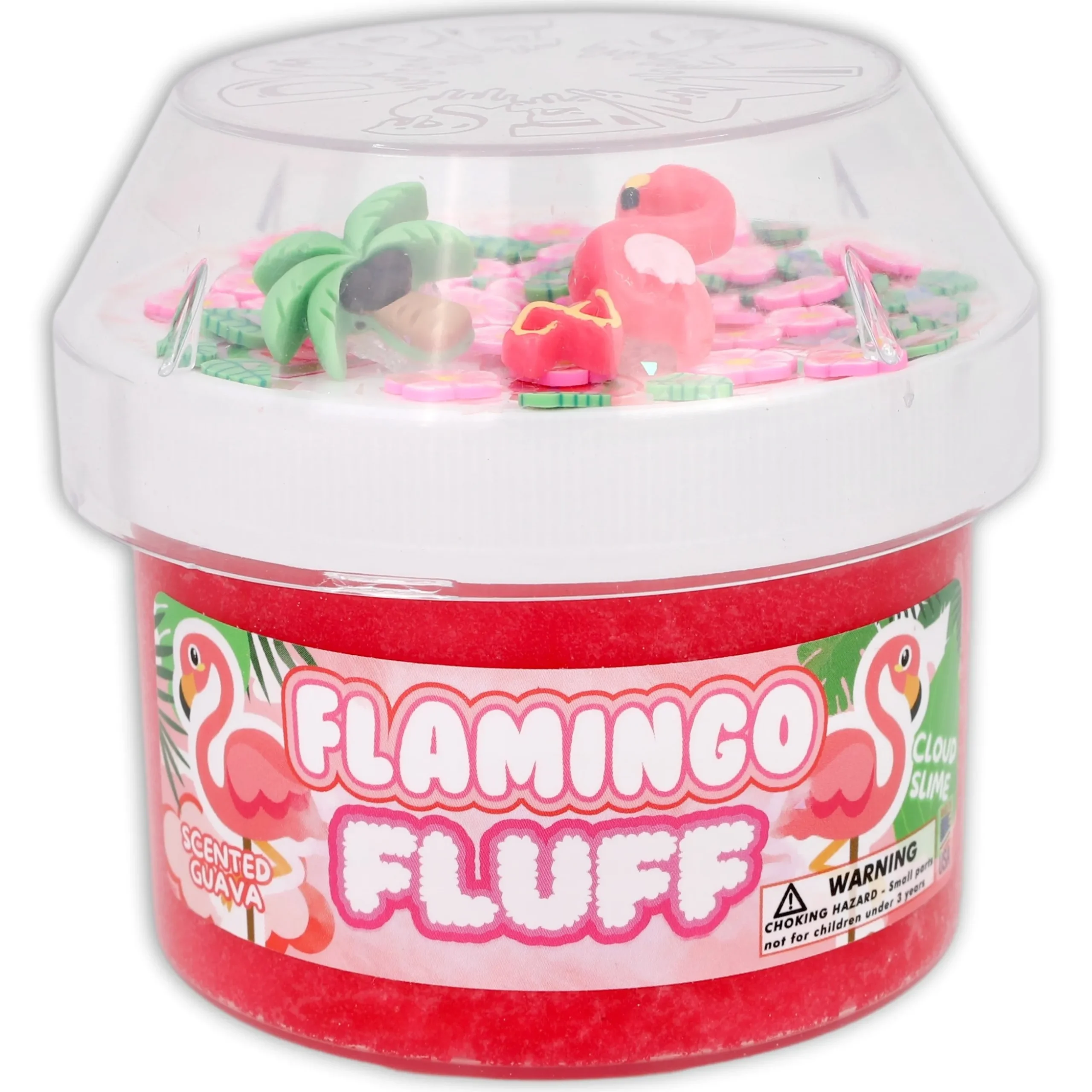 Cloud Slime>Dope Slime Flamingo Fluff
