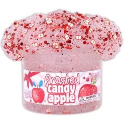 Clear Base Slime|Beaded Slime>Dope Slime Frosted Candy Apple