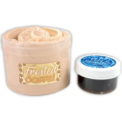Clear Base Slime|Icee Slime>Dope Slime Frosted Coffee