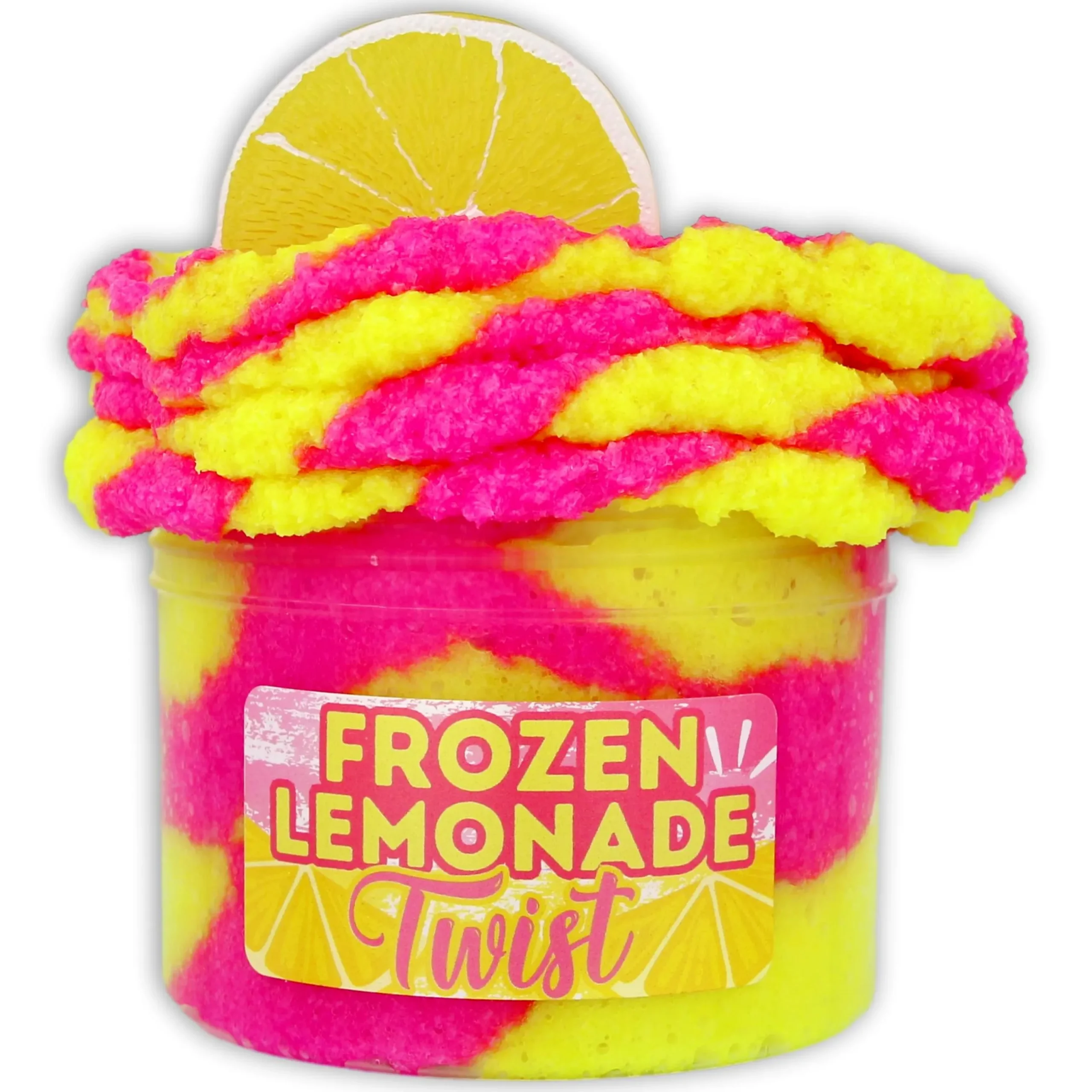 Clear Base Slime|Snow Fizz Slime>Dope Slime Frozen Lemonade Twist
