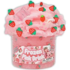 Clear Base Slime|Icee Slime>Dope Slime Frozen Pink Drink