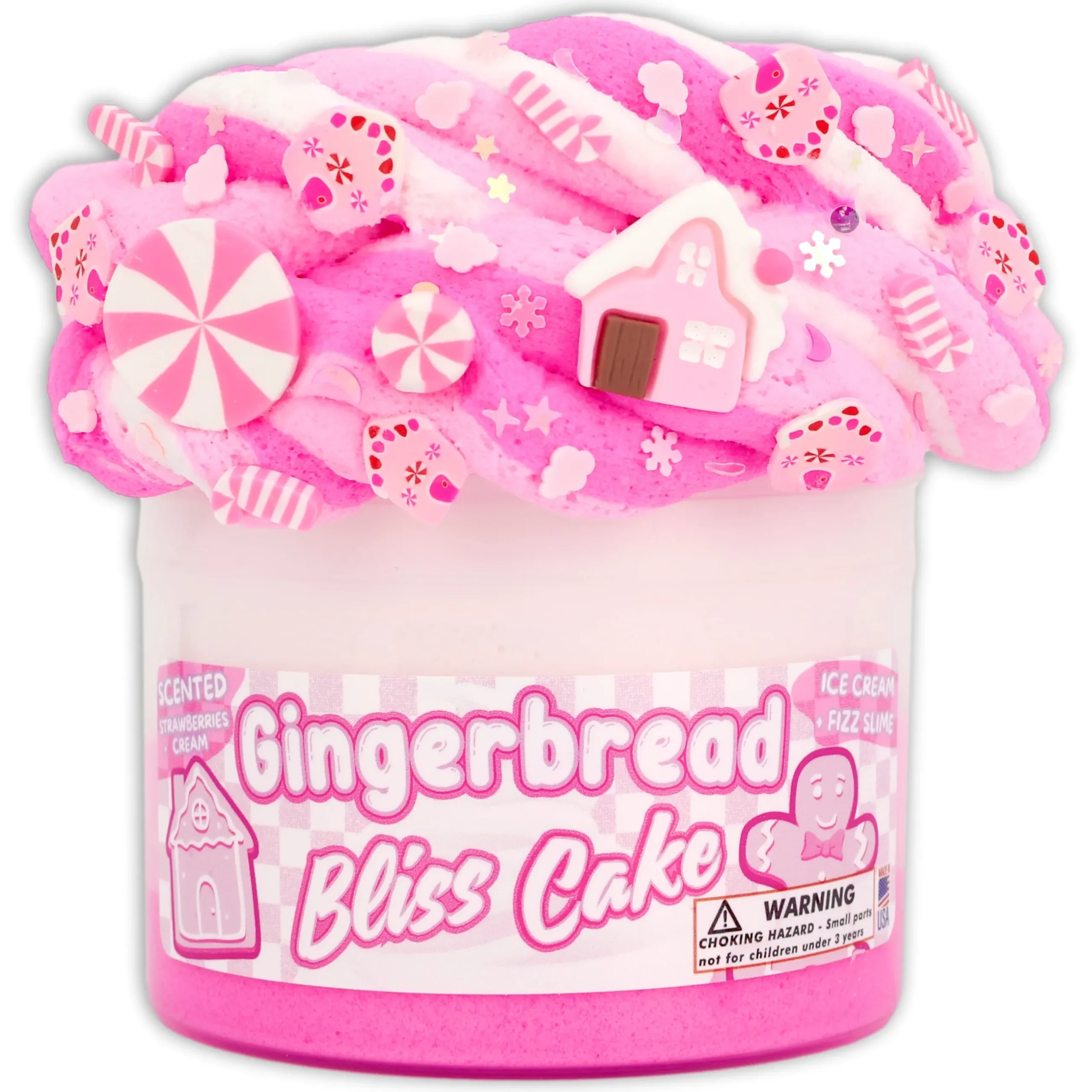 Butter Slime|Christmas Slimes>Dope Slime Gingerbread Bliss Cake