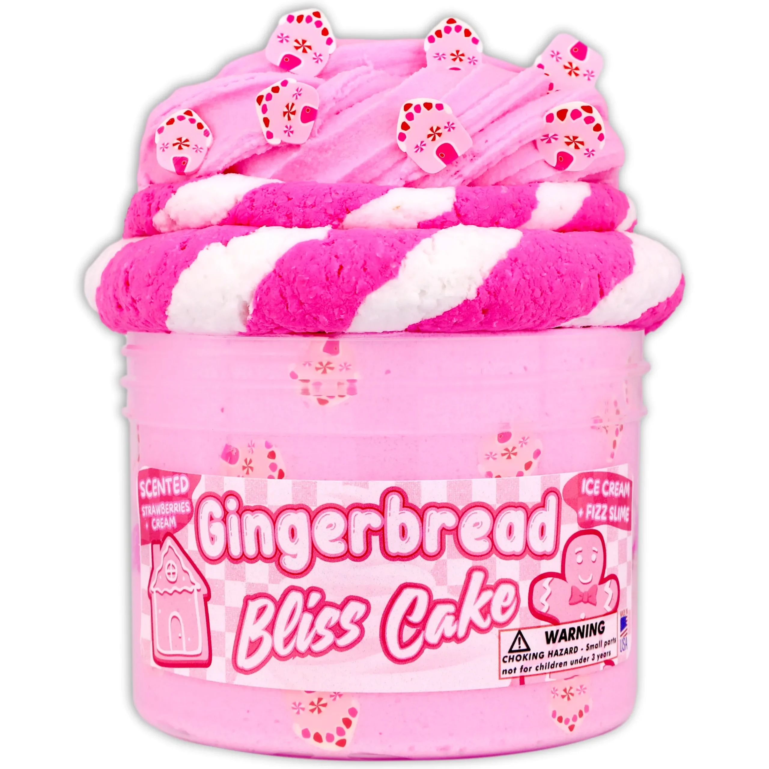 Butter Slime|Christmas Slimes>Dope Slime Gingerbread Bliss Cake