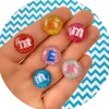 Slime Charms>Dope Slime Glitter M&M
