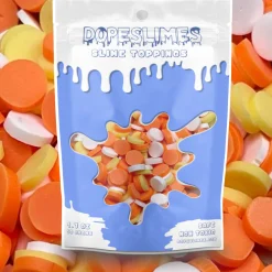 Slime Fimo Slices>Dope Slime Halloween Circle Fimo Mix