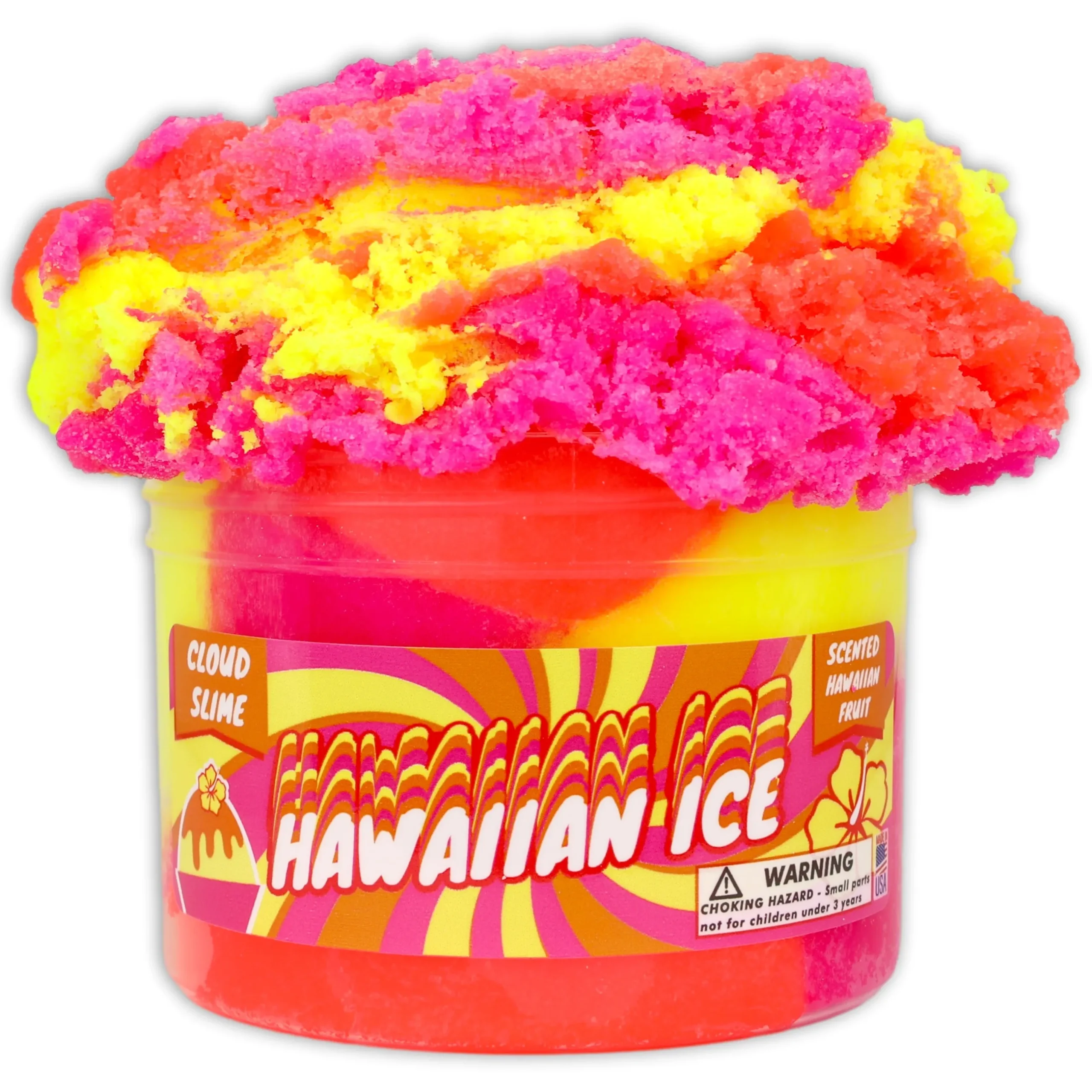 Cloud Slime|Clear Base Slime>Dope Slime Hawaiian Ice