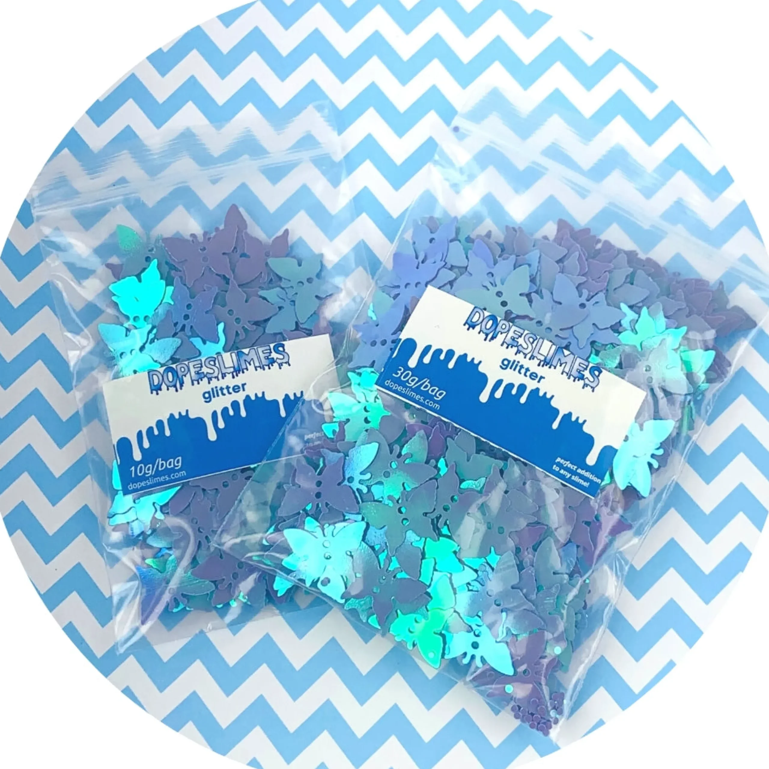Slime Sprinkles|Slime Glitter>Dope Slime Holographic Butterfly Glitter - 7 colors!
