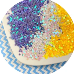 Slime Sprinkles|Slime Glitter>Dope Slime Holographic Snow Flakes - 3 colors!
