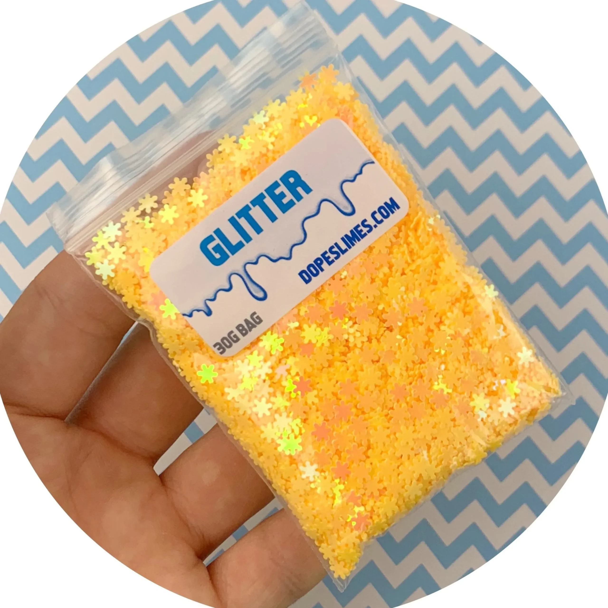 Slime Sprinkles|Slime Glitter>Dope Slime Holographic Snow Flakes - 3 colors!