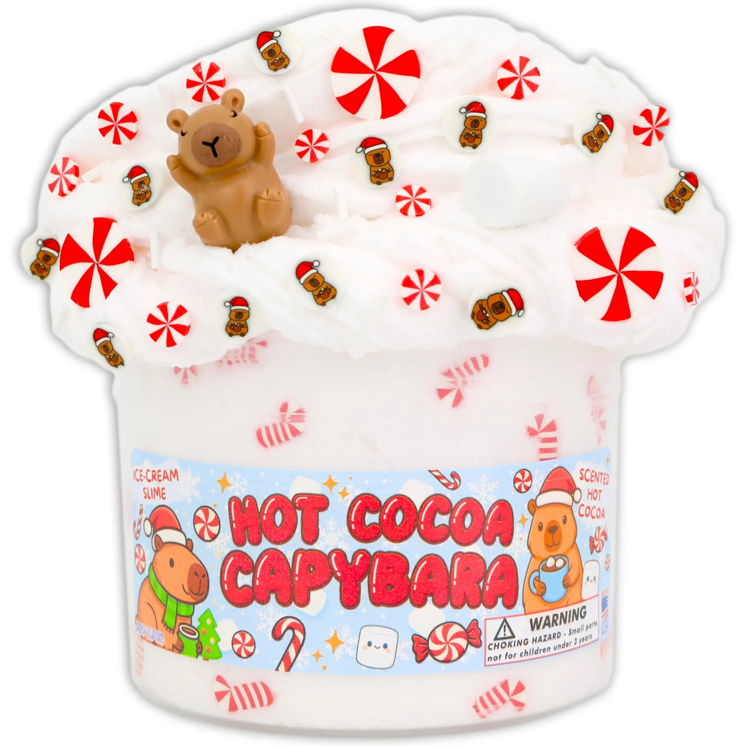 Christmas Slimes|Restock>Dope Slime Hot Cocoa Capybara