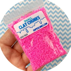 Slime Sprinkles|Other Slime Supplies>Dope Slime Hot Pink Chunk Sprinkles