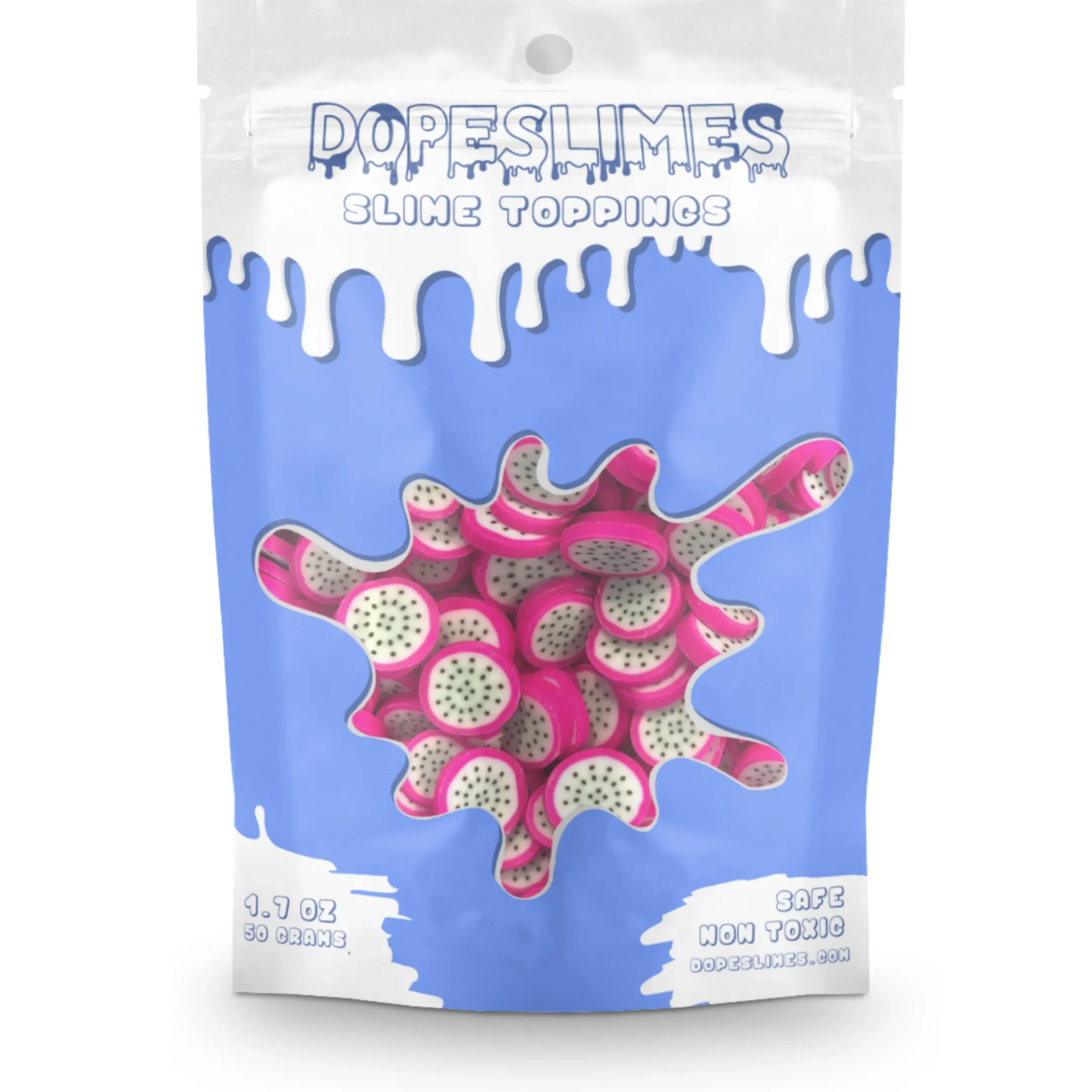 Slime Fimo Slices>Dope Slime Jumbo Dragon Fruit Fimo Slices