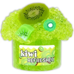 Clear Base Slime|Beaded Slime>Dope Slime Kiwi Refresher