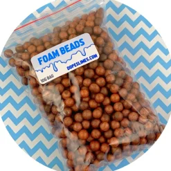 Slime Foam Beads>Dope Slime Large Brown Foam Beads