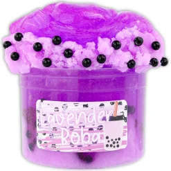 Clear Base Slime|Icee Slime>Dope Slime Lavender Boba