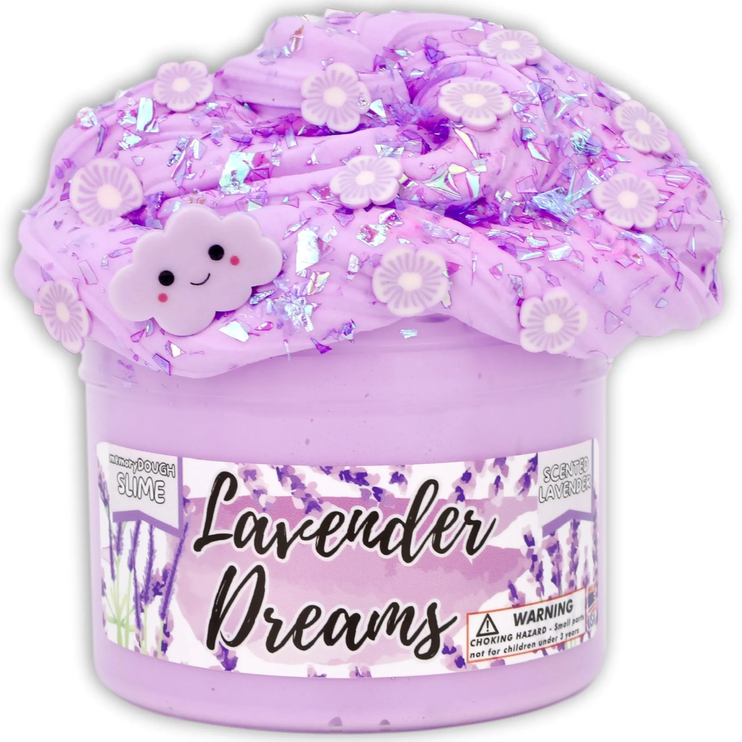Butter Slime>Dope Slime Lavender Dreams memoryDOUGH